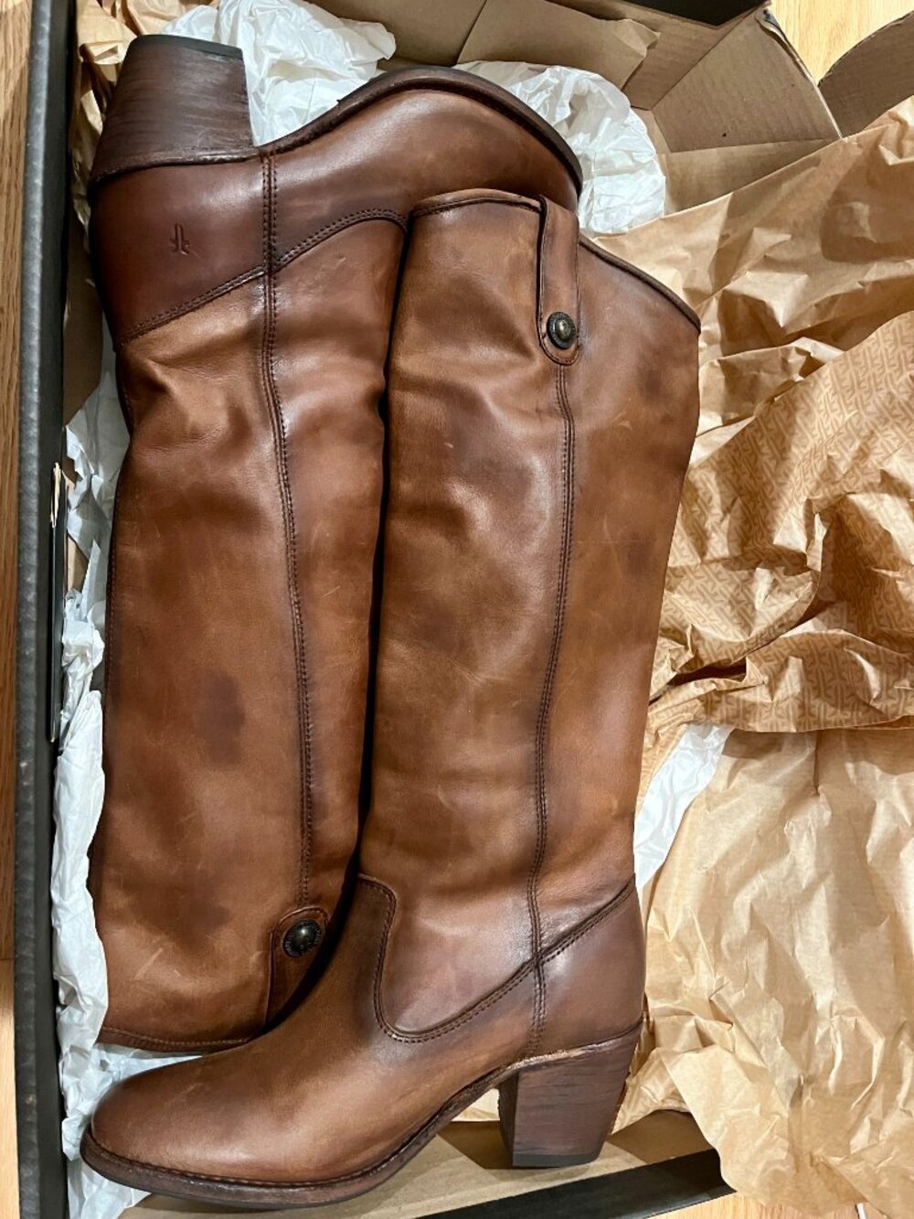 Frye Jackie Button tall boots